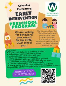 Flyer for preschool